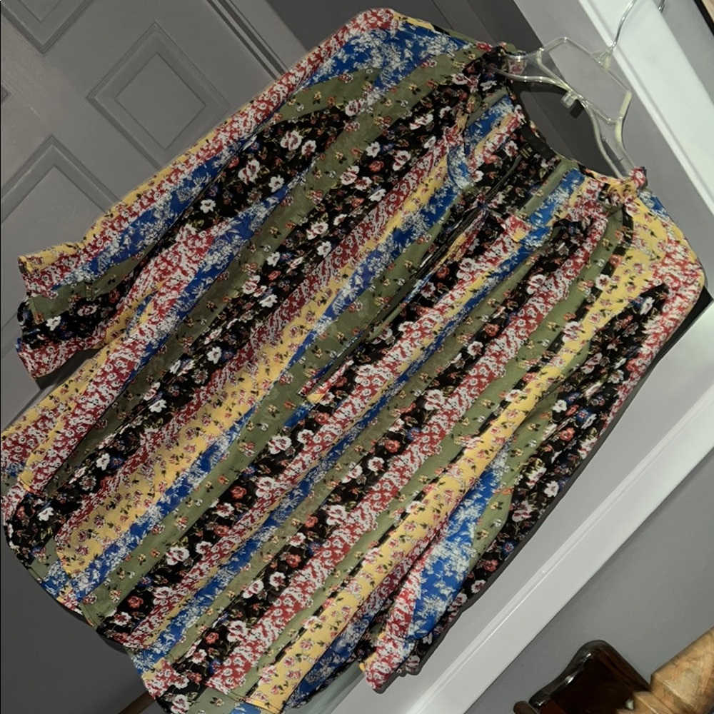 Floral Multicolor Women's Blouse